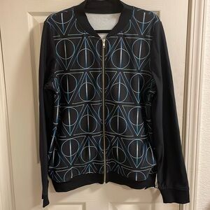 Blackmilk Harry Potter Deathly Hollows BF Bomber in Large